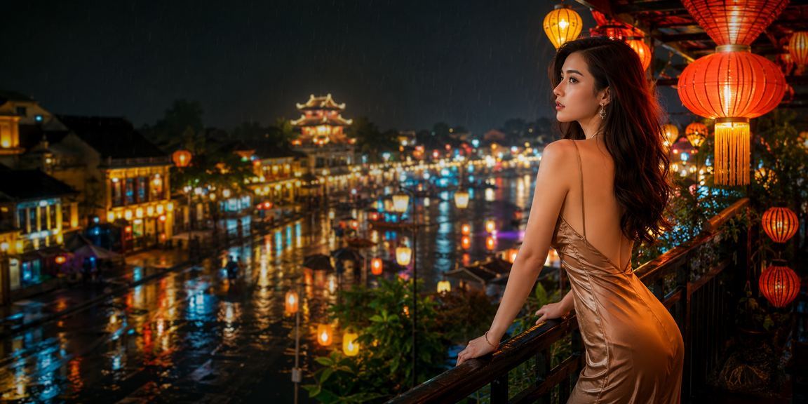 Không khí sôi động tại chợ đêm Huế kết hợp xổ số trực tuyến